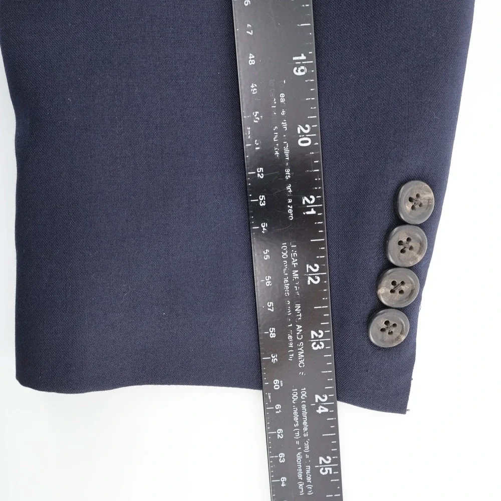 Vintage Polo University Club Ralph Lauren 2 Button Blazer Navy Blue Mens 42R USA